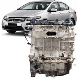 Motor Parcial City 1.5 Flex 2009 a 2014 QUEBRADO / TRAVADO