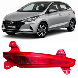 Refletor Parachoque Traseiro Direito HB20 Hatch 2020 a 2022