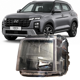 Farol Inferior Com Projetor New Creta 2025 2026 Esquerdo