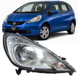 Farol Mascara Cinza Fit 2013 2014 Direito RECUPERADO