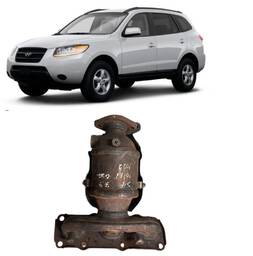 Catalisador Santa Fe 3.5 Gasolina 2006 2007 a 2012 Direito
