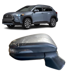 Retrovisor Retratil  Direito Corolla Cross 2021 a 2023 Cinza