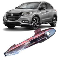 Macaneta Externa Motorista HRV 2016 a 2021 Cromado S/ Miolo