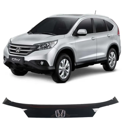 Moldura Preto Tampa Traseira CRV 2012 a 2014 Sem Friso