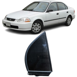 Vidro Porta Traseira Direita (Fixo) Civic 1996 1997 a 2000