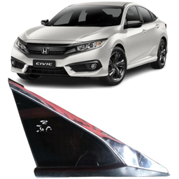 Vidro Lateral Traseiro Esquerdo Civic G10 2017 2018 a 2021