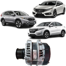 Alternador Civic CRV HRV 1.5 2017 2018 a 2021 2022 Turbo