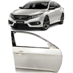 Porta Dianteira Direita Civic G10 2017 2018 a 2021 Branco