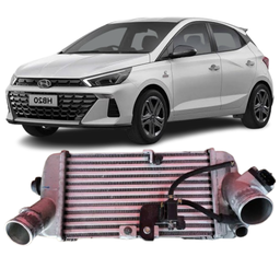 Radiador Intercooler HB20 1.0 2020 a 2024 Turbo C/ Detalhe