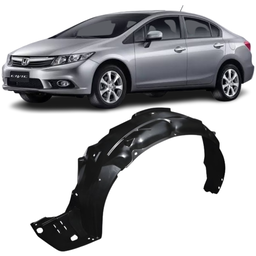 Parabarro Dianteiro Esquerdo Civic 2012 a 2016 C/ Detalhe