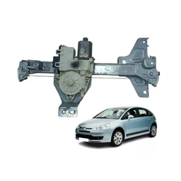 Máquina de Vidro Porta Traseira Esquerda C4 Pallas 08 a 2013