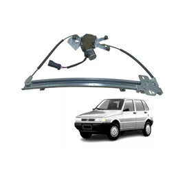 Máquina de Vidro Porta Esquerda Uno 88 a 2013 2P Elétrica