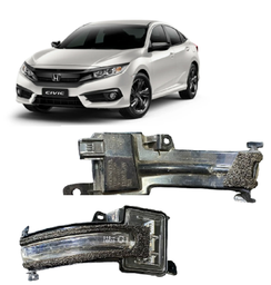 Pisca Seta Retrovisor Civic G10 2017 2018 a 2021 Direito
