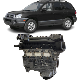 Motor Parcial Santa Fe 3.5 V6 Gasolina 2010 a 2016