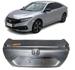 TAMPA TRASEIRA CIVIC G10 2017 A 2021 PRATA