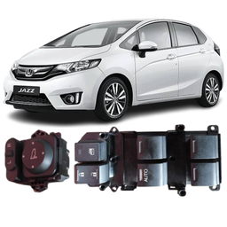Botao Tecla Vidro Retrovisor Motorista Fit 2015 a 2021