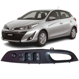 Botao Tecla Vidro Retrovisor + Moldura Yaris 2019 a 2024