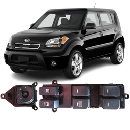 Botao Tecla Vidro Retrovisor Soul 2010 a 2014 Auto Down