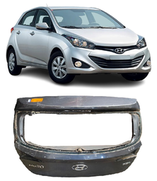 TAMPA TRASEIRA S/FURO CHAVE HB20 HATCH 2013 A 2019 CINZA