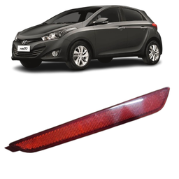 Refletor Parachoque Traseiro Esquerdo HB20 Hatch 2012 a 2015