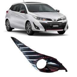 Grade Moldura Milha Direito Yaris 2019 2020 2021 2022