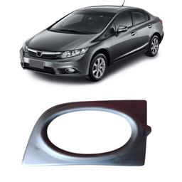 Grade Moldura Milha Direito Civic 2007 2008