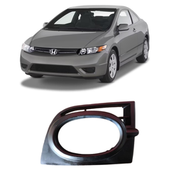 Grade Moldura Milha Direito Civic 2007 2008 C/ Furo