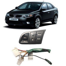 Botao Controle Som Volante Cerato 2009 a 2013 C/ Chicote