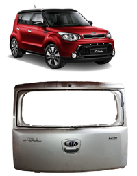 Tampa Traseira Kia Soul 2010 a 2014 Prata 