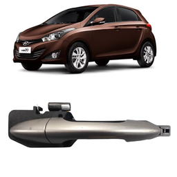 MACANETA EXTERNA DIANTEIRA DIREITA HB20 2012 A 2019 CINZA