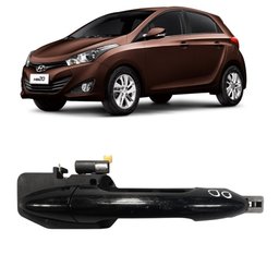 Macaneta Externa Dianteira Direita HB20 2012 a 2019 Preto