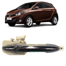 MACANETA EXTERNA TRASEIRA DIREITA HB20 2012 A 2019 CROMADO