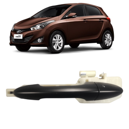 MACANETA EXTERNA TRASEIRA ESQ. HB20 2012 A 2019 PRETO FOSCO