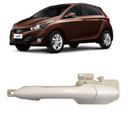 MACANETA EXTERNA TRASEIRA ESQUERDA HB20 2012 A 2019 BRANCO