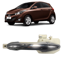 MACANETA EXTERNA TRASEIRA ESQUERDA HB20 2012 A 2019 CROMADO