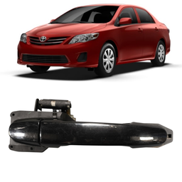 Macaneta Externa Dianteira Direita Corolla 2009 a 2014 Preto