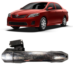 MACANETA EXTERNA TRASEIR DIREITA COROLLA 2009 A 2014 CROMADO