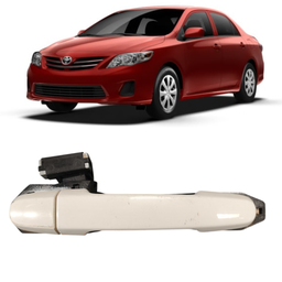 Macaneta Externa Traseira Direita Corolla 2009 a 2014 Branco