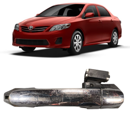 Macaneta Externa Trasei Esquerda Corolla 2009 a 2014 Cromado