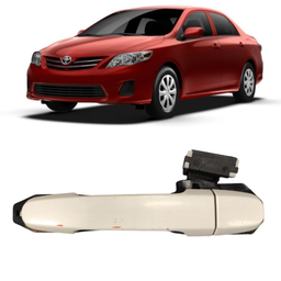 Macaneta Externa Traseir Esquerda Corolla 2009 a 2014 Branco