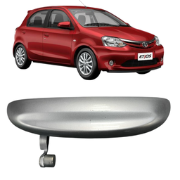 MACANETA EXTERNA TRASEIRA ESQUERDA ETIOS 2012 A 2021 PRATA