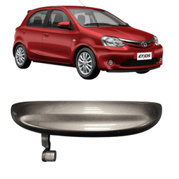 Macaneta Externa Traseira Esquerda Etios 2012 a 2021 Cinza