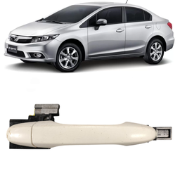 MACANETA EXTERNA TRASEIRA DIREITA CIVIC 2012 A 2016 BRANCO