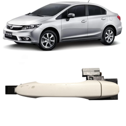 MACANETA EXTERNA TRASEIRA ESQUERDA CIVIC 2012 A 2016 BRANCO