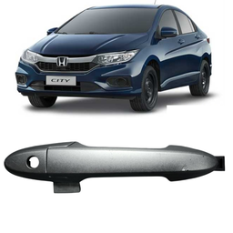 Macaneta Externa Motorista City 2015 a 2021 S/ Miolo Prata