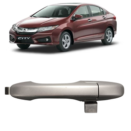 MACANETA EXTERNA TRASEIRA DIREITA CITY 2009 A 2014 PRATA