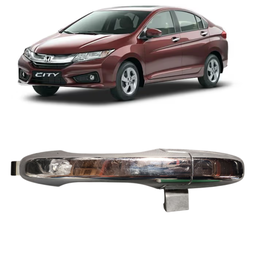 MACANETA EXTERNA TRASEIRA DIREITA CITY 2009 A 2014 CROMADO