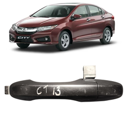 Macaneta Externa Traseira Esquerda City 2009 a 2014 Cinza