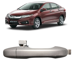 MACANETA EXTERNA DIANTEIRA DIREITA CITY 2009 A 2014 PRATA