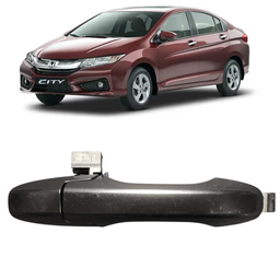 MACANETA EXTERNA DIANTEIRA DIREITA CITY 2009 A 2014 CINZA